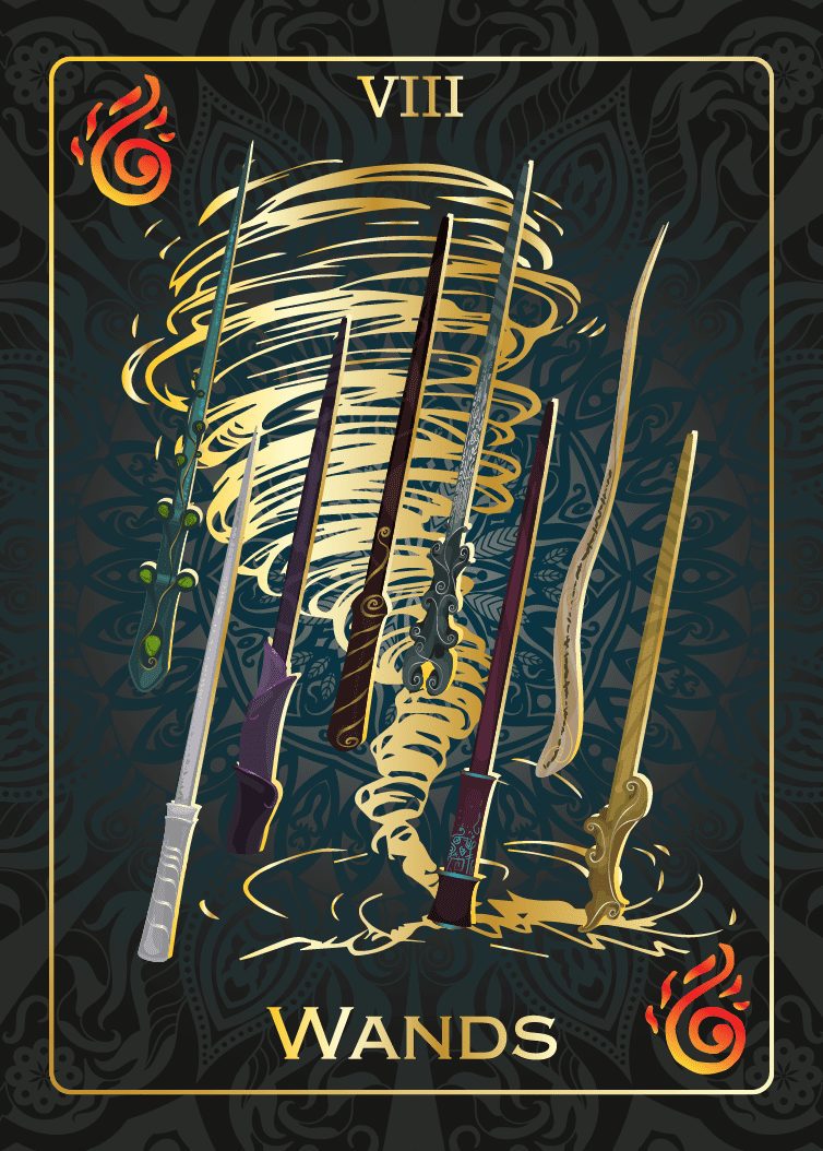 8 of Wands