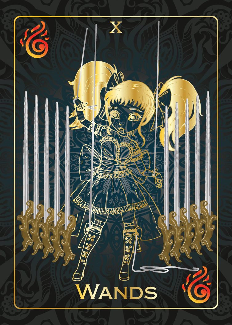 10 of Wands